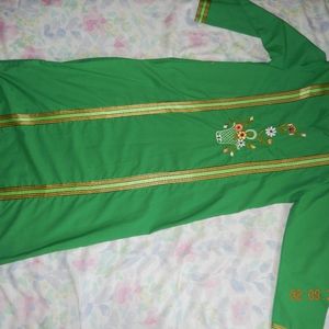 Kelly Green girls abaya size 10